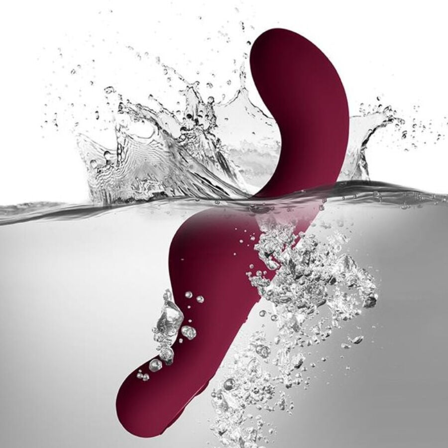 Vibromasseur Ruby Glow Mains Libres Rouge - Rocks-Off
