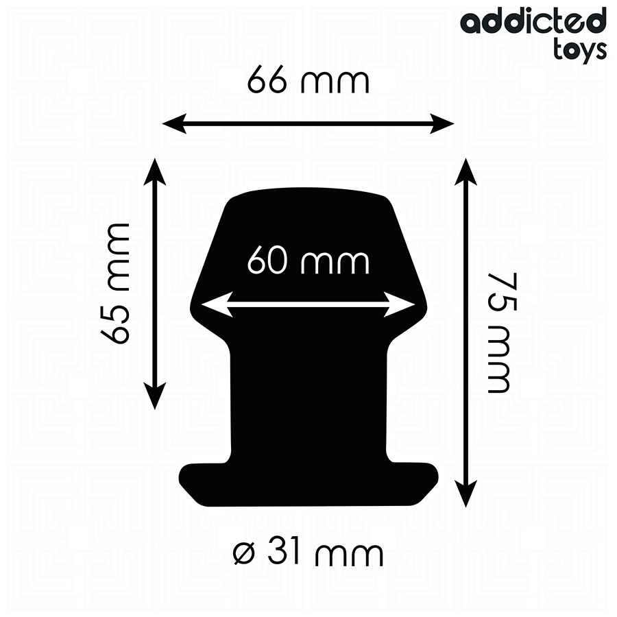 Plug Anal Creux Extrême Taille S 7,5cm - Addicted Toys