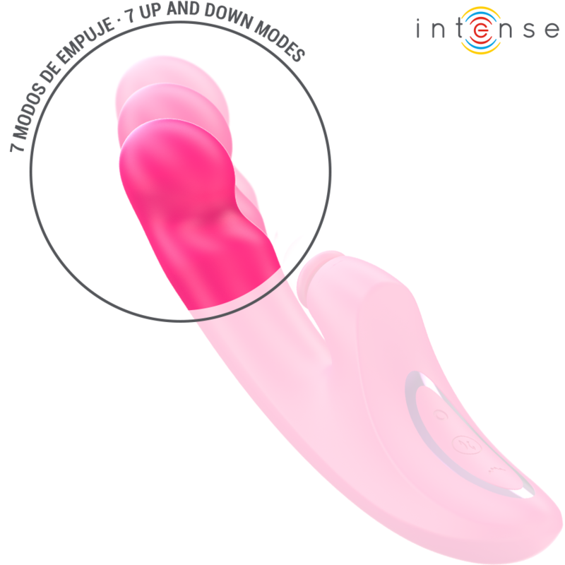 Vibromasseur Multifonction EMI 3 en 1 Rose - Intense