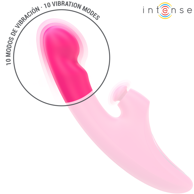 Vibromasseur Multifonction EMI 3 en 1 Rose - Intense