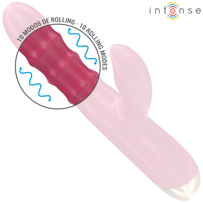 Vibrateur Multifonction Chloe 3 en 1 Rouge - Intense