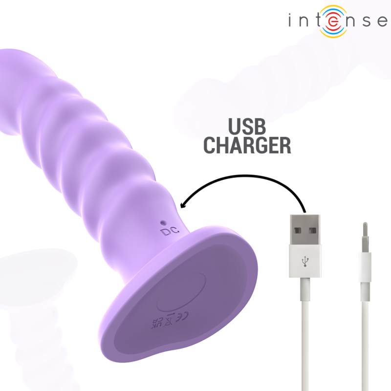 Vibrateur Brenda Spirale Violet Taille M - Intense
