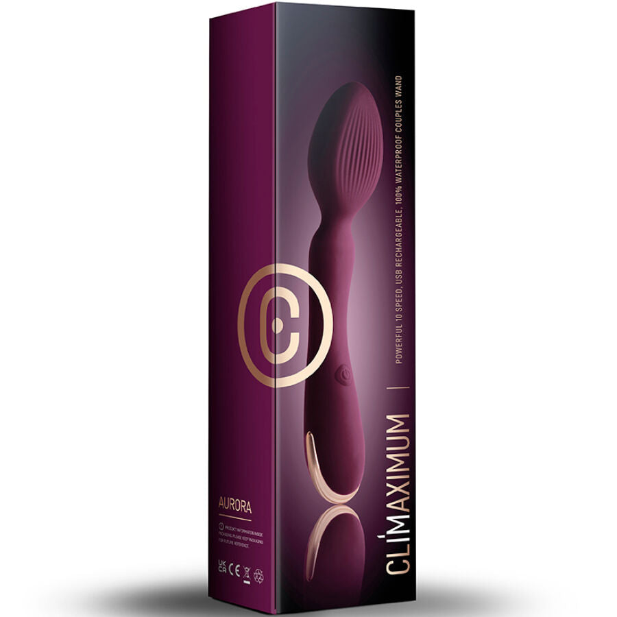 Vibrateur Wand Aurora 10 Vitesses Rechargeable - Climaximum