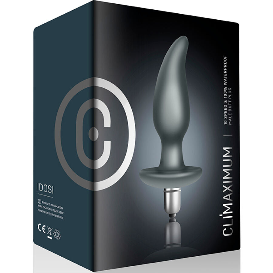 Climaximum - Plug Anal Vibrant pour débutant Idosi - Gris