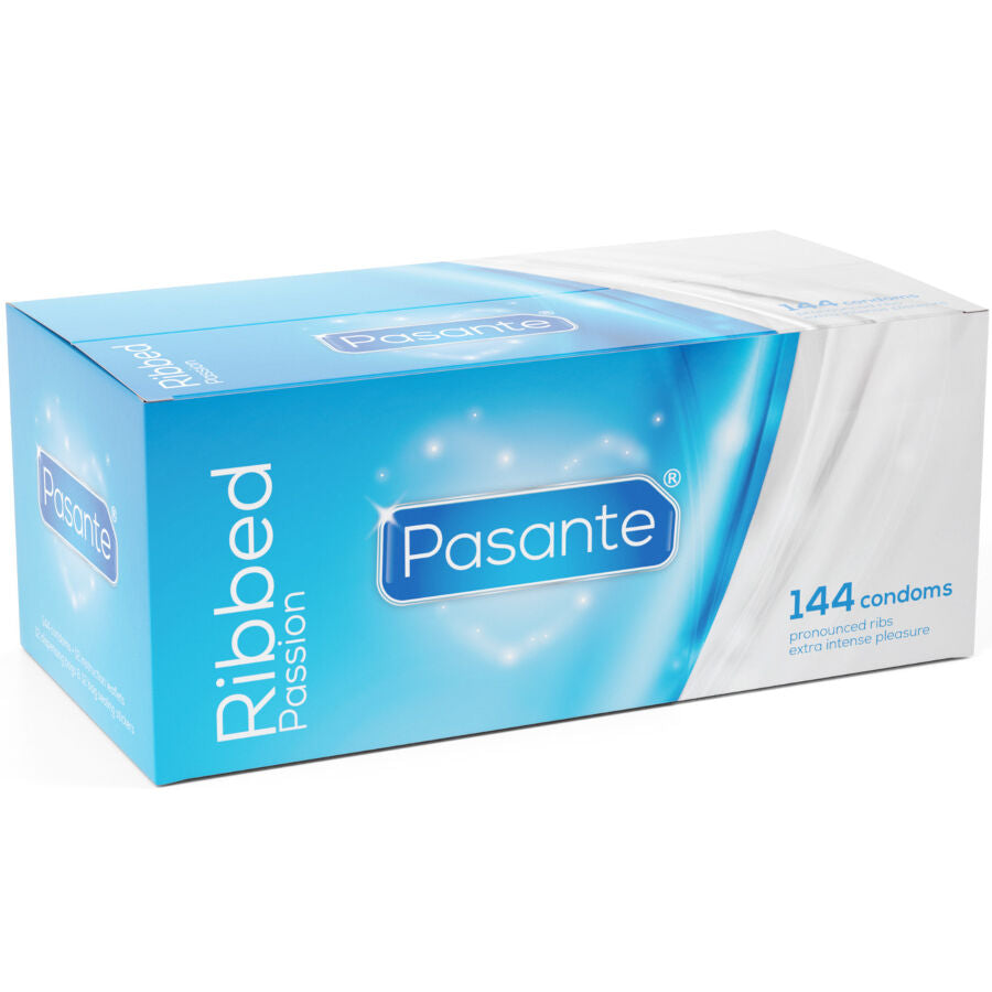Préservatifs Côtelés Passion Boîte 144 Unités - Pasante - PASANTE