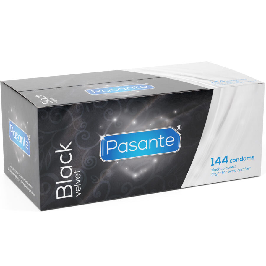 Préservatifs Black Velvet Noirs Boîte 144 Unités - Pasante - PASANTE
