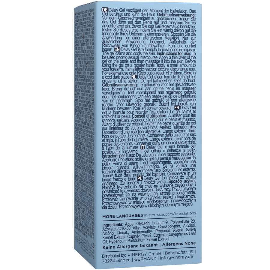 Gel retardateur Delay Gel 50ml - Mister Size - MISTER SIZE