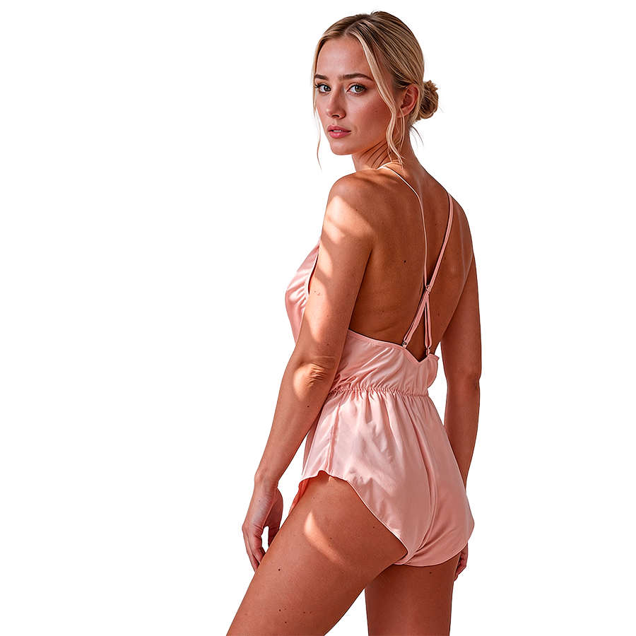 Body Satiné Sensie Corail L/XL - Passion