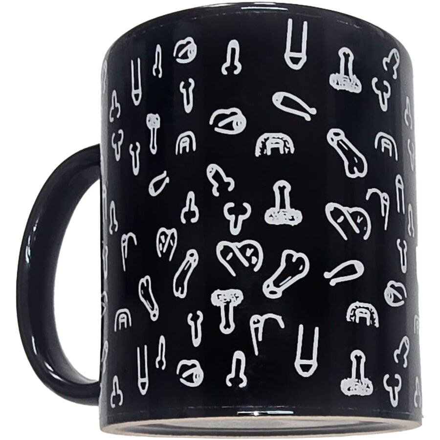 Tasse Humoristique Pénis Noir 370ml - Diablo Picante