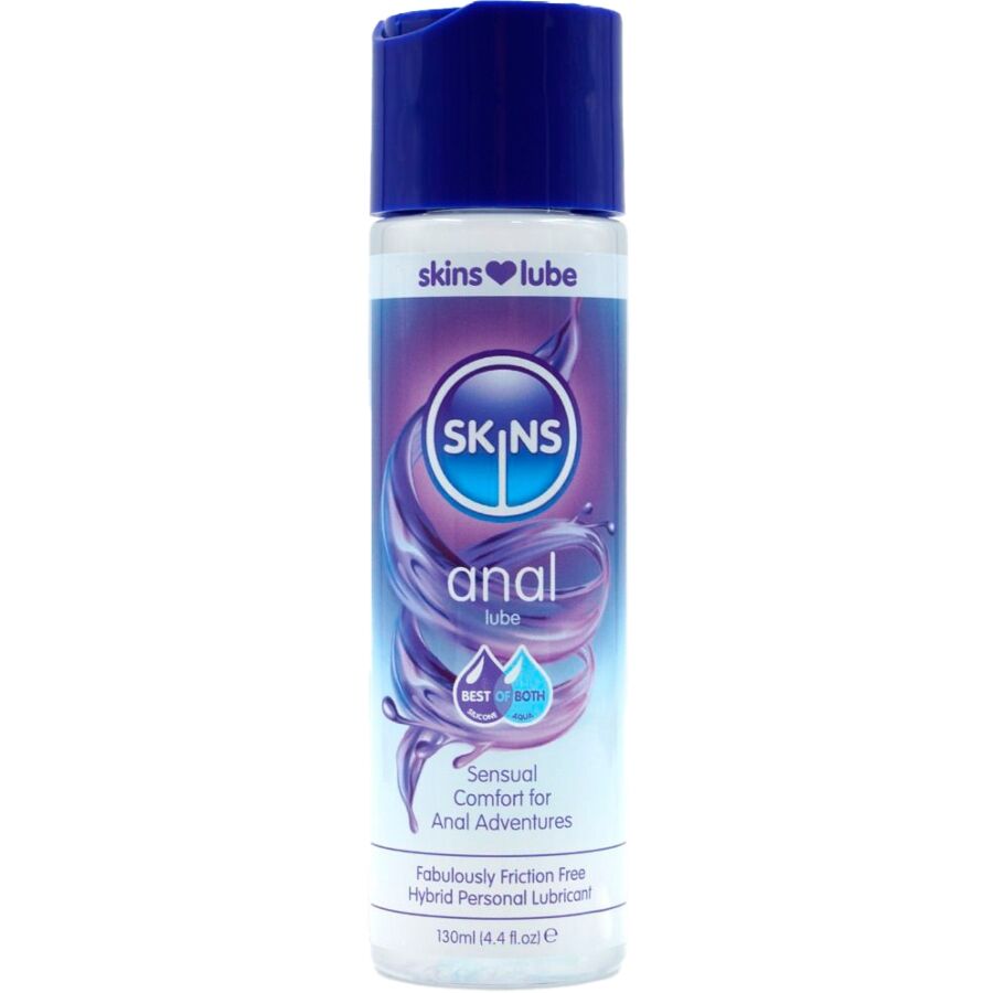 Lubrifiant anal hybride eau et silicone 130 ml - Skins - SKINS