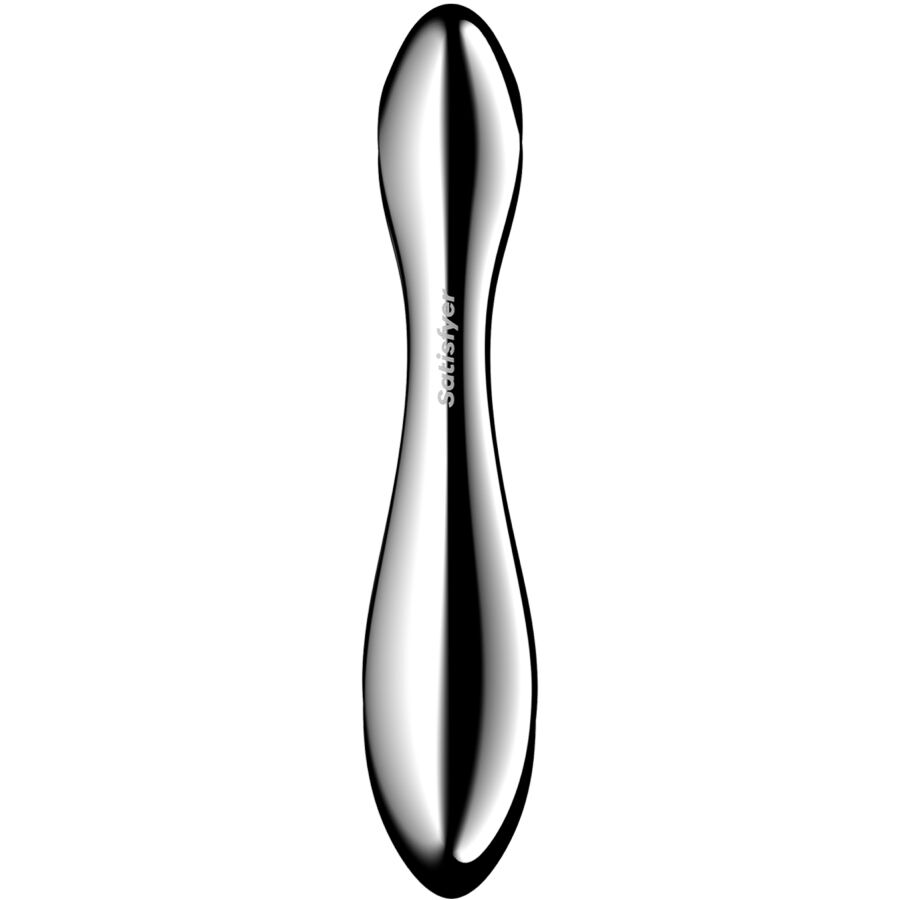 Godemichet Double Pure Gravity 2 Acier Inoxydable - Satisfyer