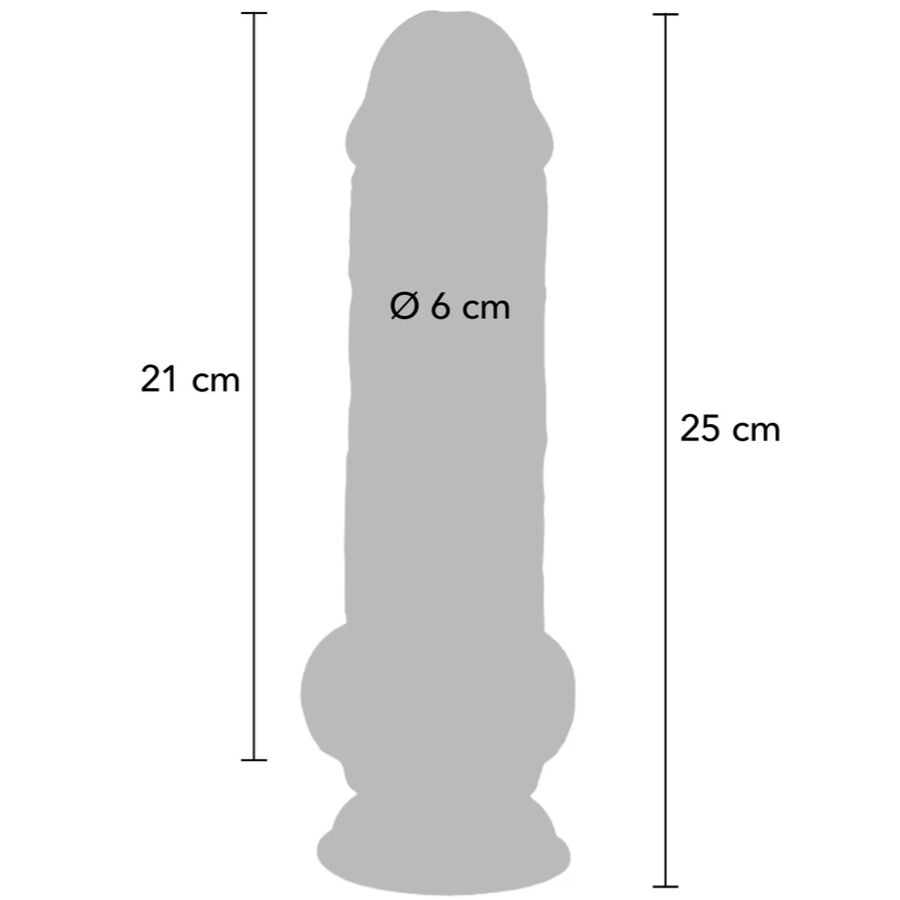 Gode Réaliste Get Real Deluxe Extra Épais 25cm - ToyJoy