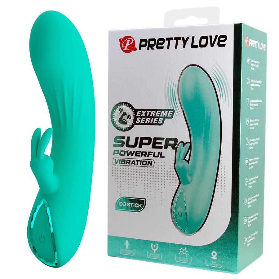 Vibromasseur G-Spot DJ Stick Turquoise - Pretty Love
