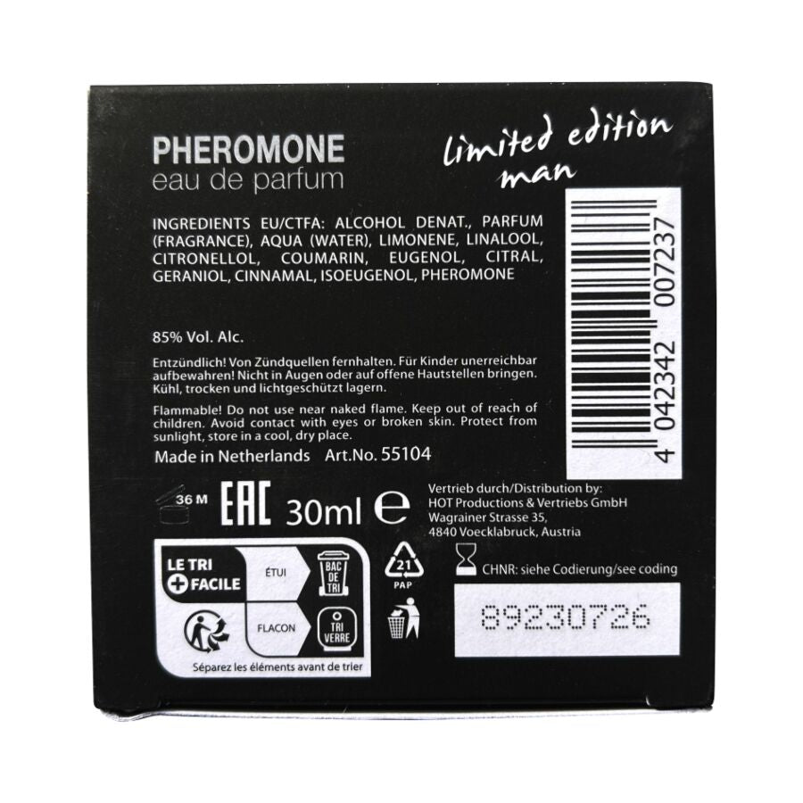 Parfum Phéromones HOT Dubai Edition Limitée Homme - HOT