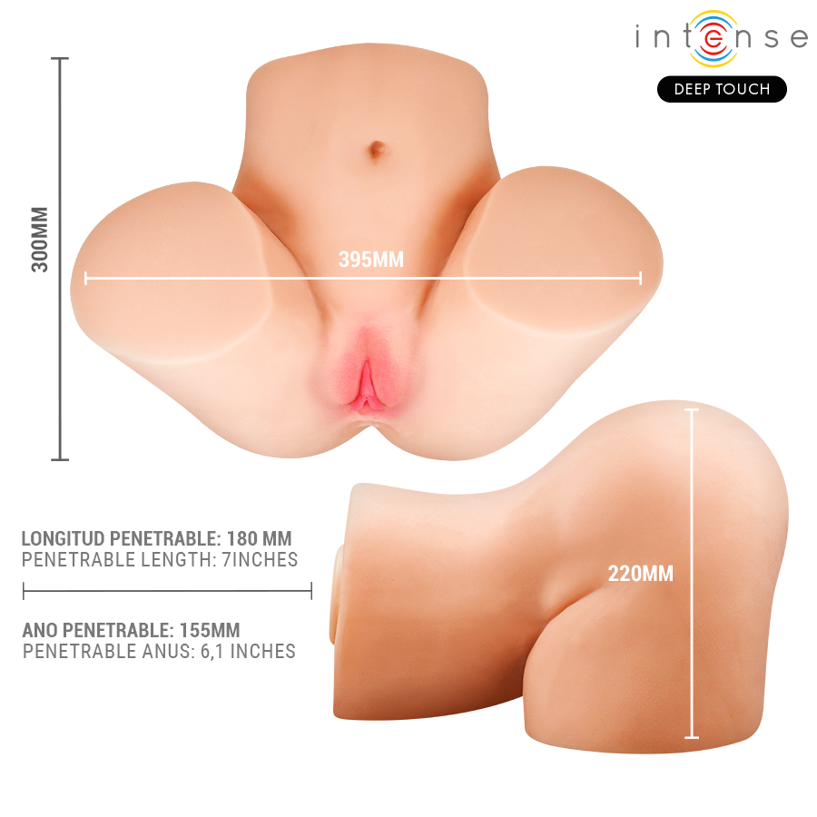 Masturbateur Julia Deep Touch Chauffant - Intense