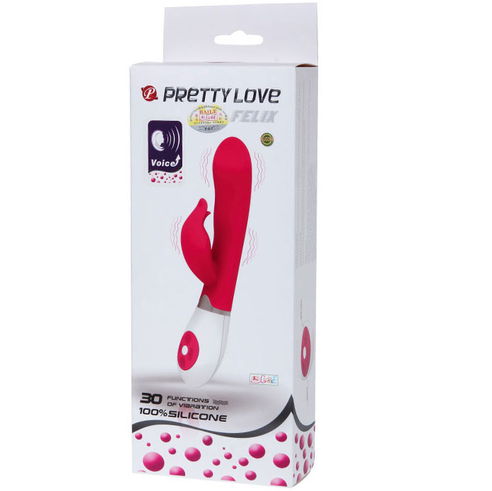 Vibromasseur Rabbit Pretty Love Felix Commande Vocale - Pretty Love