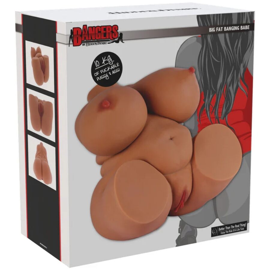 Masturbateur Torse Féminin Big Fat Banging Babe XL - Hidden Desire - HIDDEN DESIRE