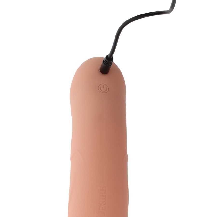Manchon Pénien Vibrant Inferno avec Strap-On 20 cm - Hidden Desire - HIDDEN DESIRE