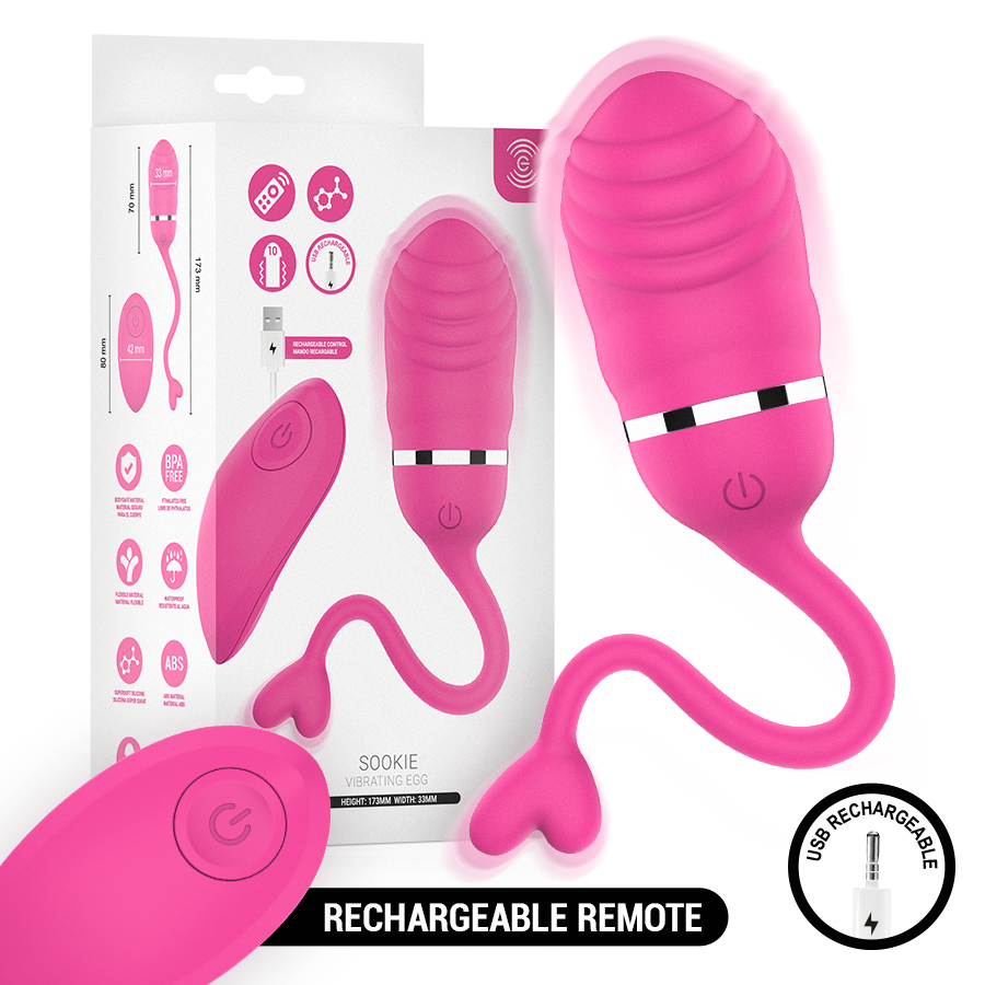 Œuf Vibrant Sookie Rose à Télécommande - Intense Remote Control