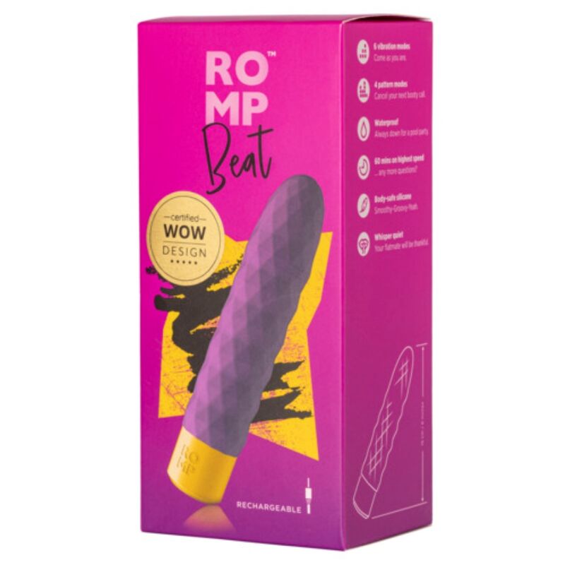 Vibromasseur Bullet Beat Mini Violet - ROMP