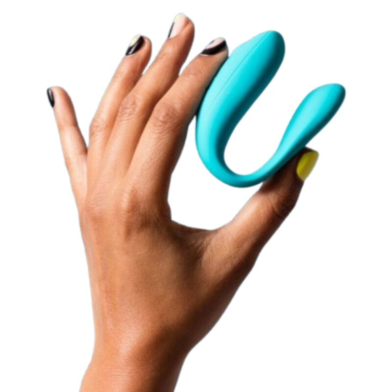 Anneau Vibrant pour Couples Join Turquoise - ROMP