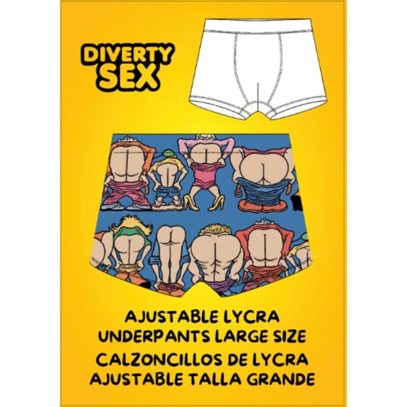 Boxer Fessier Grande Taille Sans Coutures - Diablo Picante