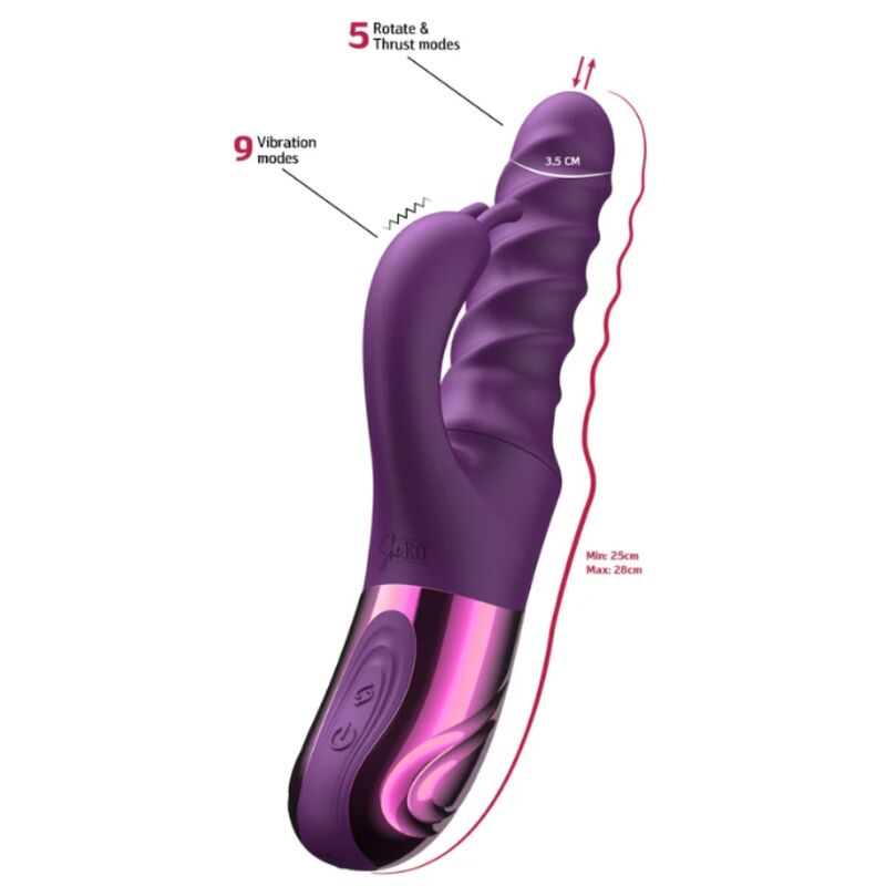 Vibromasseur Lapin Swirl Violet - She.E.O