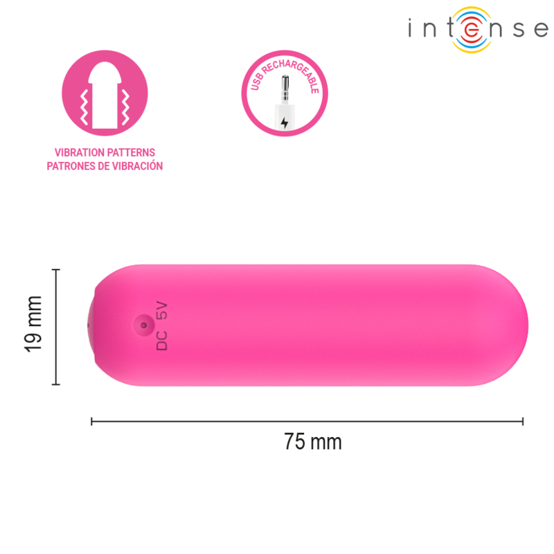 Vibromasseur Judy Rechargeable Télécommande Rose - Intense