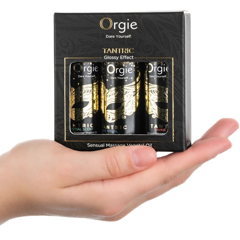 ORGIE - COLLECTION MINI TANTRIQUE HUILES DE MASSAGE SENSUELLES 3 X 30 ML