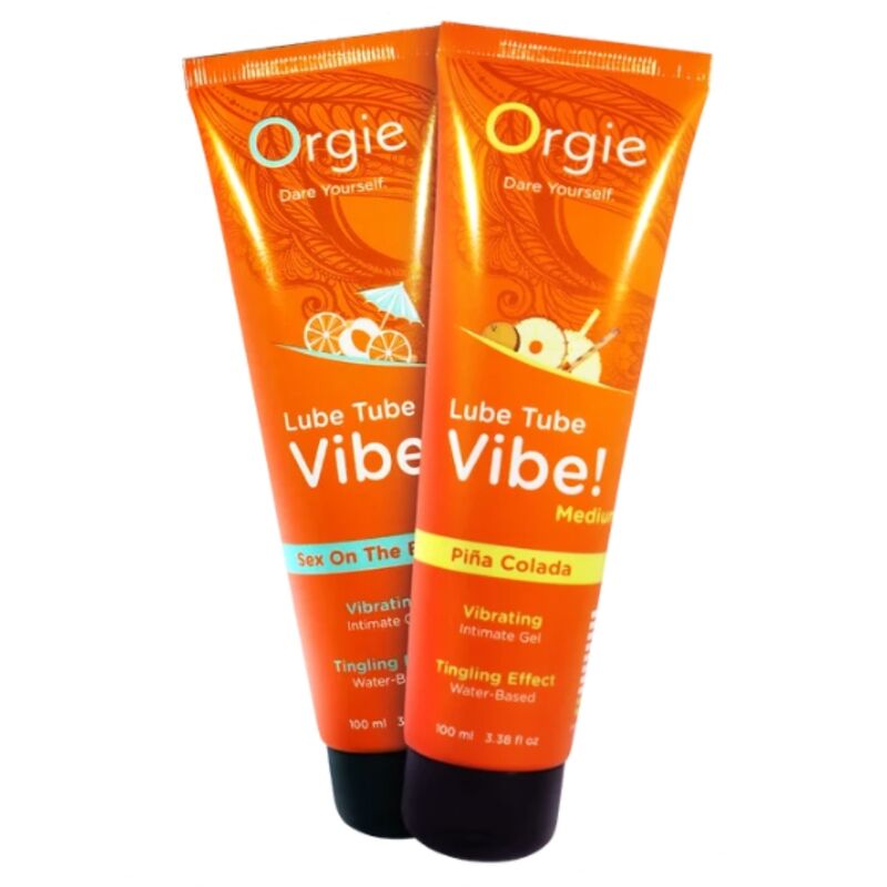 ORGIE - LUBRIFIANT TUBE VIBE! PIÑA COLADA GEL INTIME KISSABLE MOYEN PIQUANT 100 ML