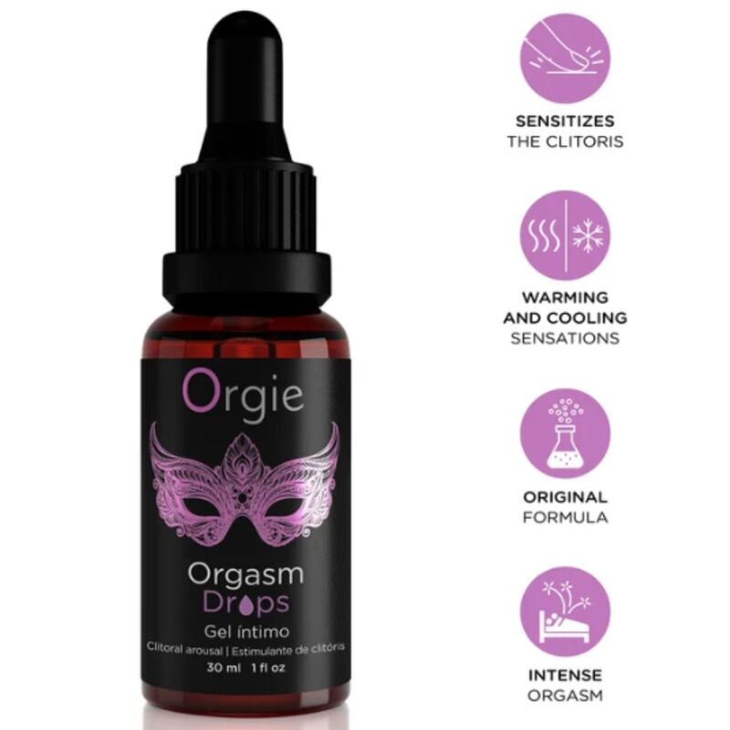 ORGIE - GOUTTES ORGASTIQUES POUR EXCITATION CLITORIELLE 30 ML