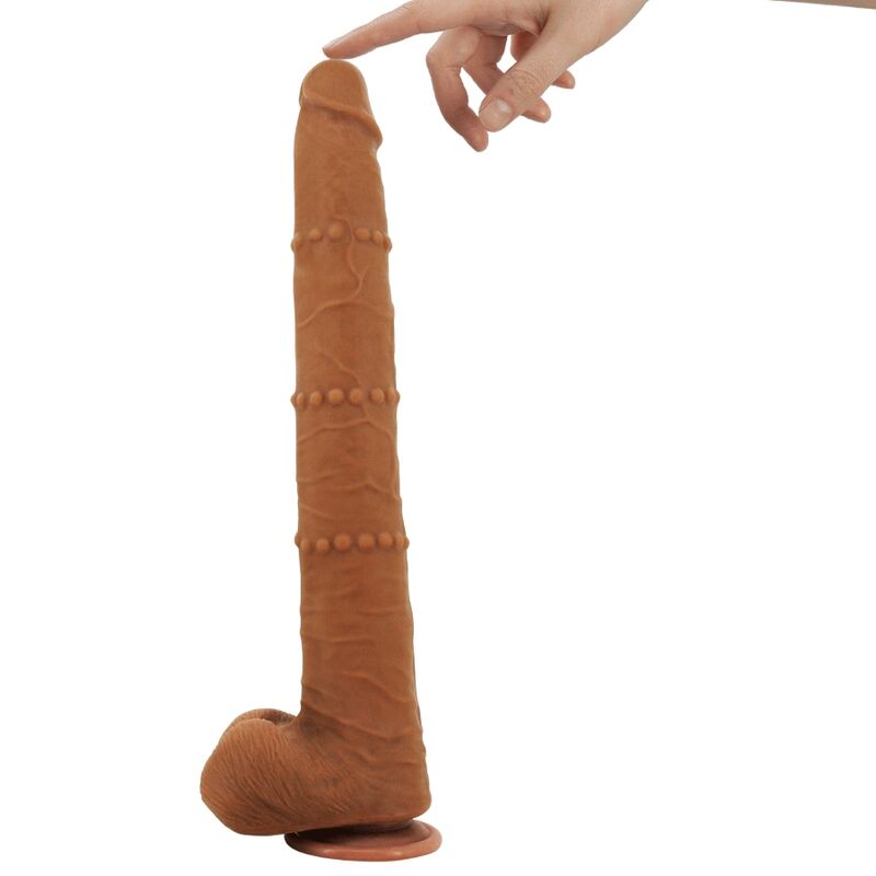 PRETTY LOVE - BRAM GODEMICHET RÉALISTE DOUX AU TOUCHER 40 CM MARRON