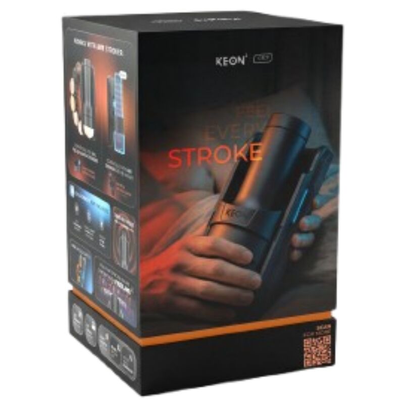 KIIROO - KEON 2 COMBO MASTURBATEUR AUTOMATIQUE INTERACTIF AVEC FEEL STROKER NOIR/BLEU