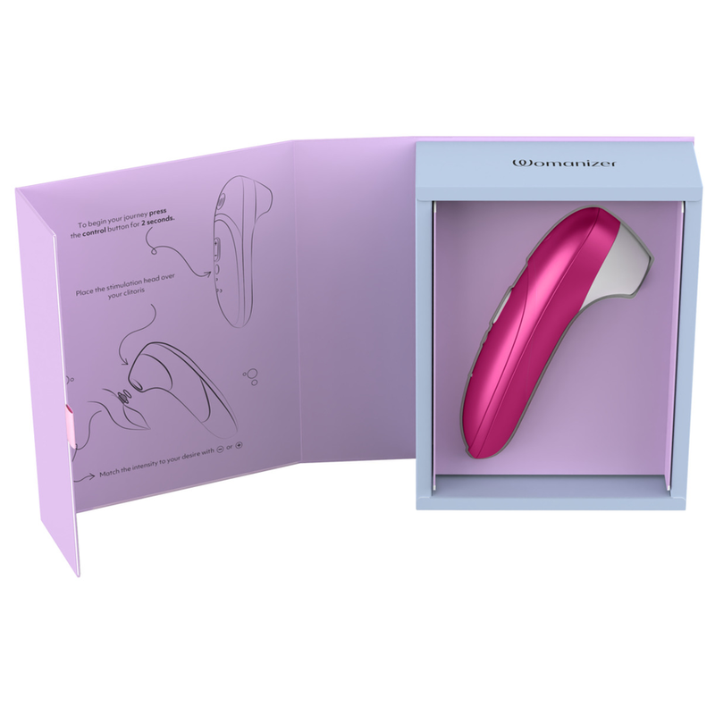 Womanizer Pro Stimulateur Clitoridien à Succion 11 Niveaux Rose