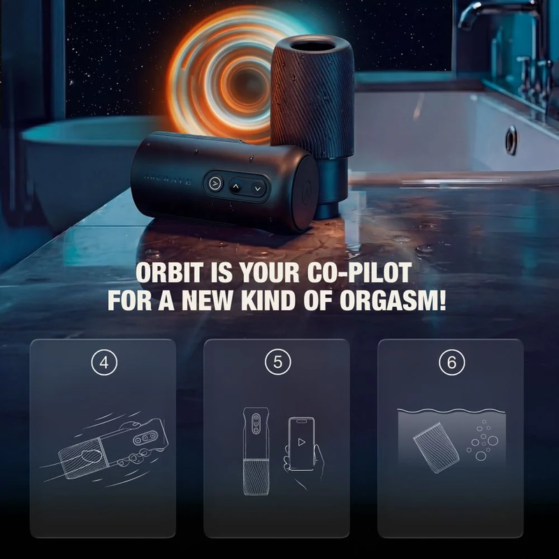 Arcwave Orbit Masturbateur Masculin Rotatif 360° Contrôle App