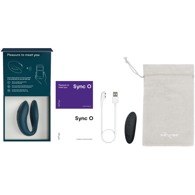 We-Vibe Sync 2 Vibromasseur Couple Télécommandé Vert Velours