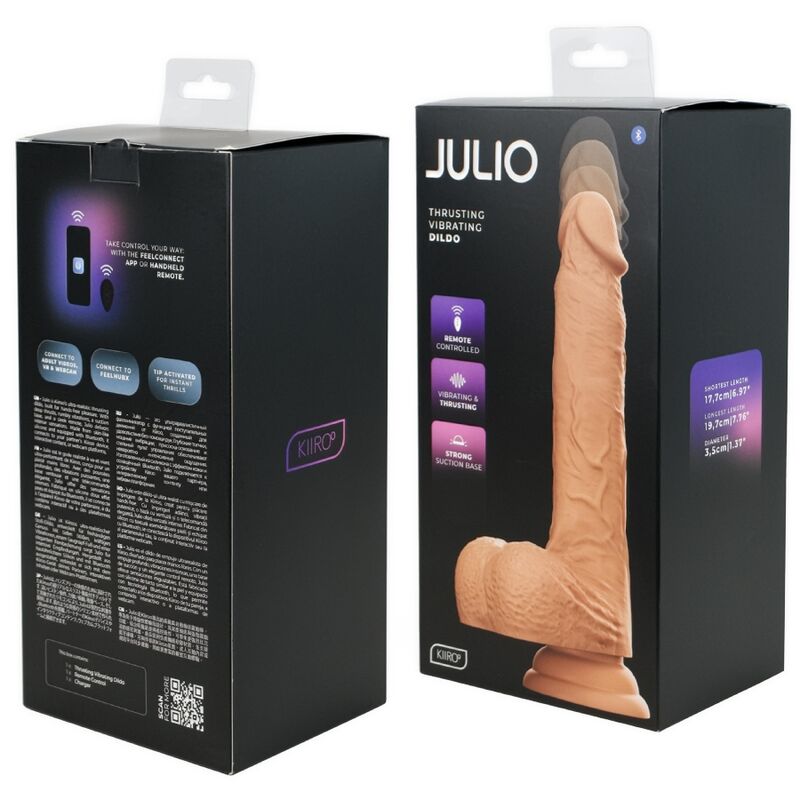 KIIROO Julio Masturbateur Masculin Réaliste Poussées Automatiques et Vibrations