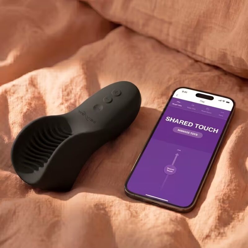 WE-VIBE - VIBRATEUR DOUBLE FACE POUR COUPLES À TOUCHER PARTAGÉ NOIR