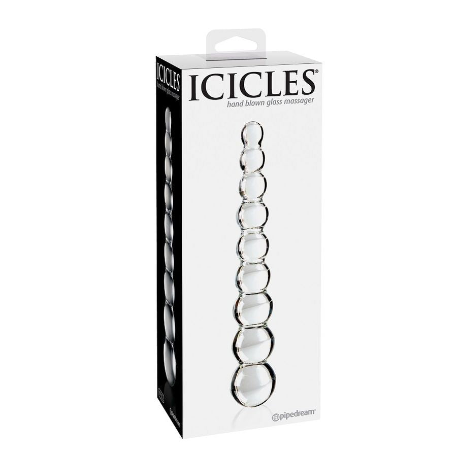 Dildo en Verre Icicles N°2 Transparent - Pipedream