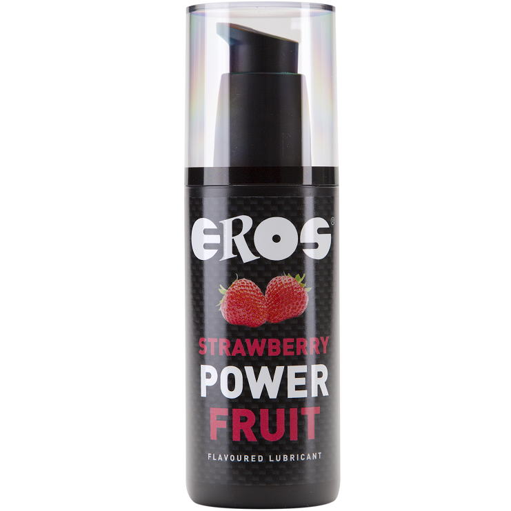Lubrifiant Saveur Fraise Eros Eau et Silicone 125ml - Eros
