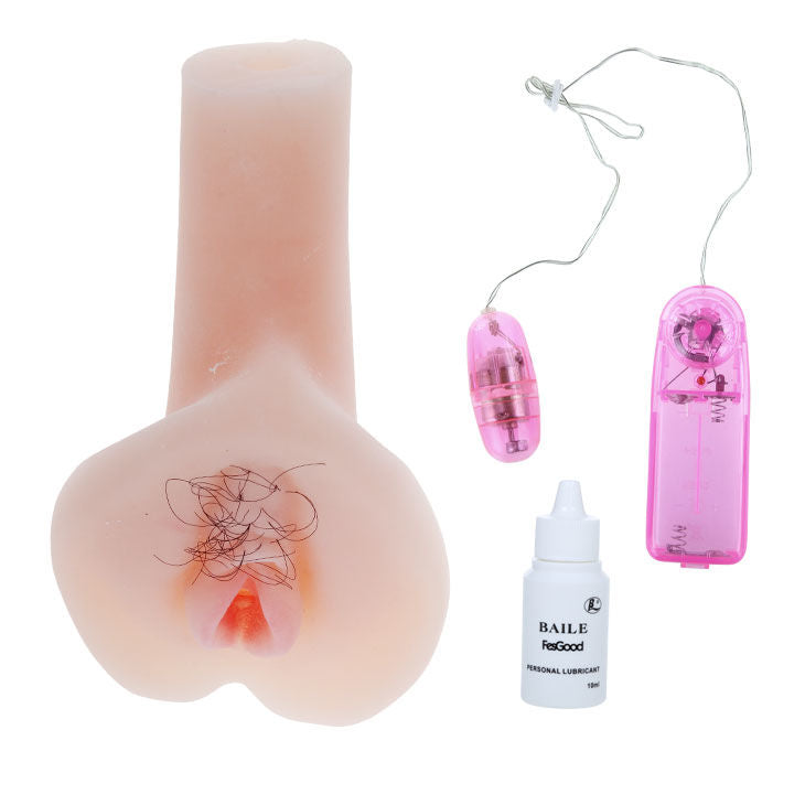 Baile - Masturbateur Vibrant en forme de Vagin avec Poil