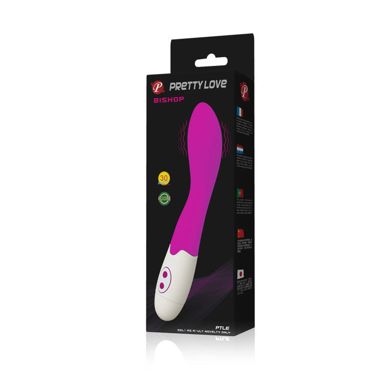 Vibromasseur Pretty Love Bishop Lilas et Blanc - Pretty Love
