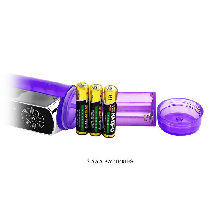 Baile - Vibro rabbit avec billes rotatives Passion Baron - Violet