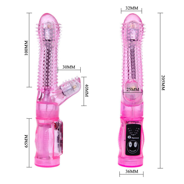 Baile - Vibromasseur avec Picots 23 cm - Rose