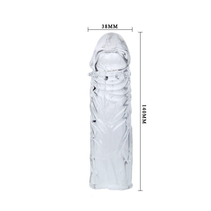 Baile - Gaine à Pénis en Silicone Crystal - 13 cm