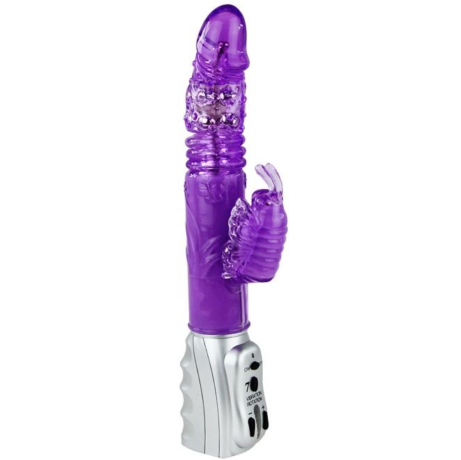 Baile - Vibromasseur Va-et-Vient et Rotatif 29,5 cm - Violet