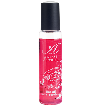 Huile Massage Chauffante Extase Sensual Fraise 35ml