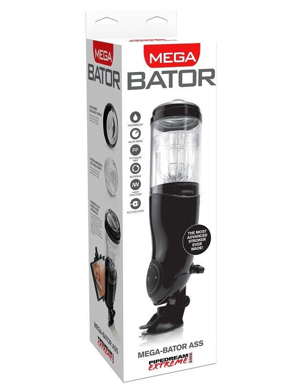 Masturbateur Masculin Mega-Bator Vibrant Noir - PDX