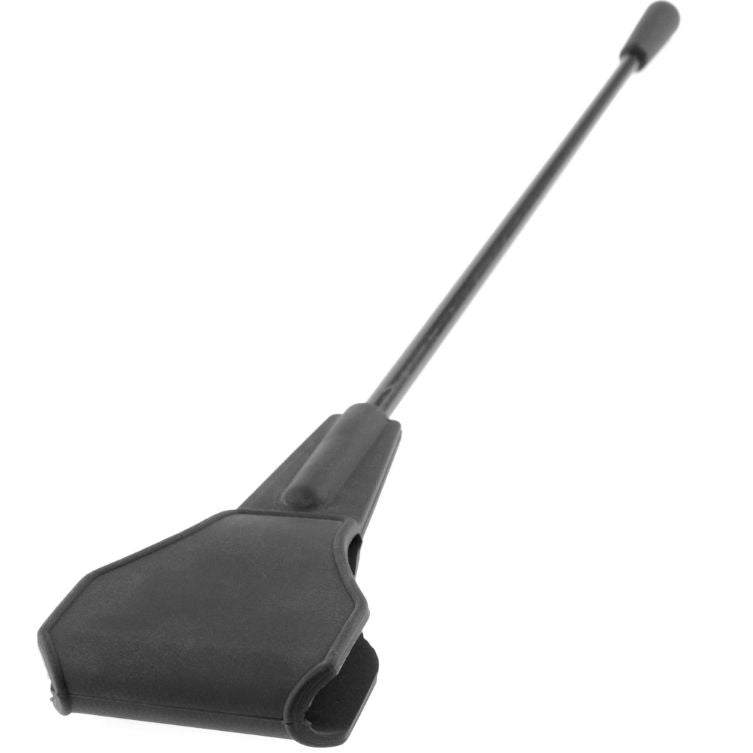 Cravache BDSM Silicone Crop Noir 71cm - Fetish Fantasy