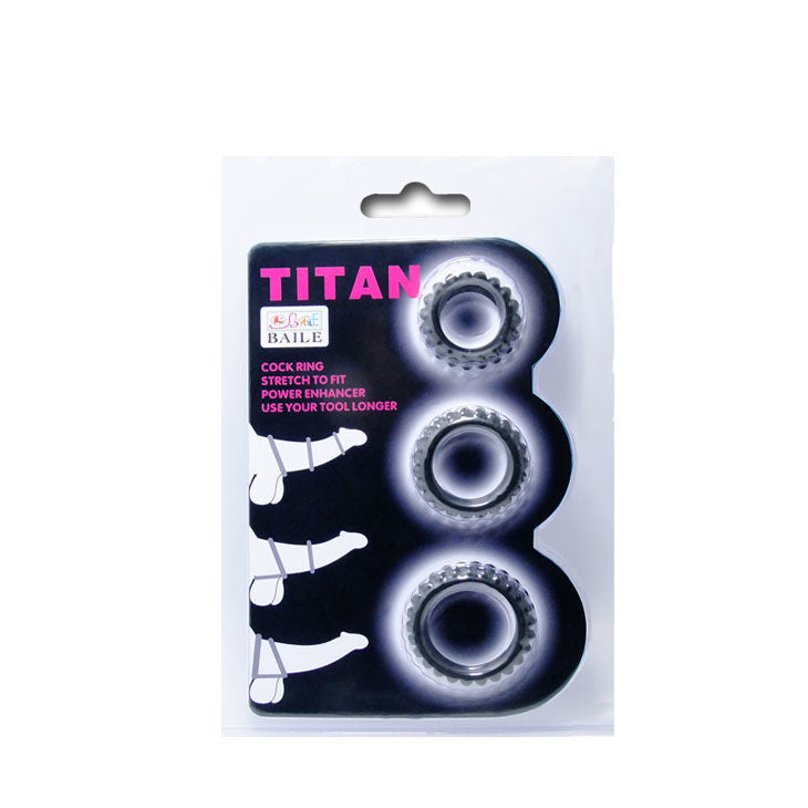 Baile - Kit 3 Anneaux Cockring Titan